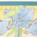 Salvatore Ferragamo Scarf Silk Blue Auth SW1502-3