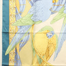 Salvatore Ferragamo Scarf Silk Blue Auth SW1502-5