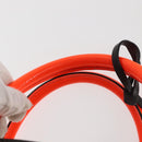 LOEWE Anagram Amazona 36 Hand Bag Suede Leather Beige Gold Auth SW1510-8