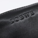 LOEWE Shoulder Bag Leather Black Gold Auth SW1512-17