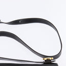 LOEWE Shoulder Bag Leather Black Gold Auth SW1512-8