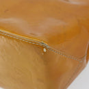 LOUIS VUITTON Monogram Vernis Reade PM Hand Bag Beige M91334 LV Auth SW1514-9