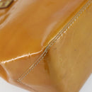 LOUIS VUITTON Monogram Vernis Reade PM Hand Bag Beige M91334 LV Auth SW1514-16