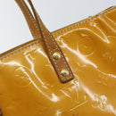 LOUIS VUITTON Monogram Vernis Reade PM Hand Bag Beige M91334 LV Auth SW1514-17