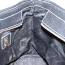 Salvatore Ferragamo Tote Bag Leather Black Gold Auth SW1521-19