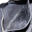 Salvatore Ferragamo Tote Bag Leather Black Gold Auth SW1521-20