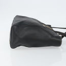 Salvatore Ferragamo Tote Bag Leather Black Gold Auth SW1521-3