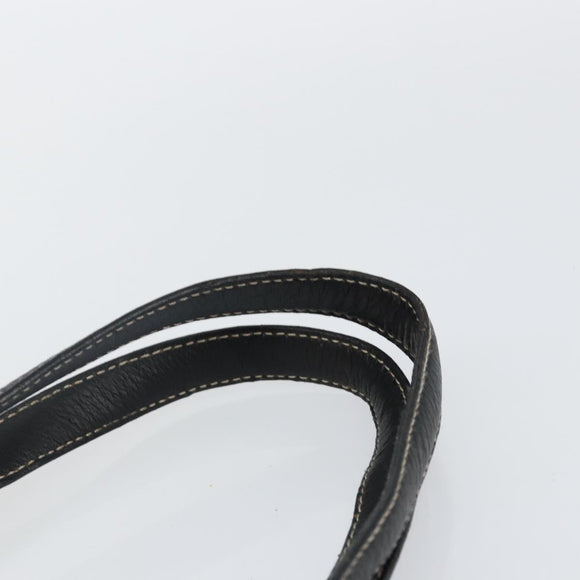 Salvatore Ferragamo Tote Bag Leather Black Gold Auth SW1521