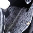 VALENTINO Hand Bag Leather Black Gold Auth SW1523-20