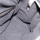 GIVENCHY Lucrezia Hand Bag Canvas Leather 2way Beige Gold Auth SW1524-20