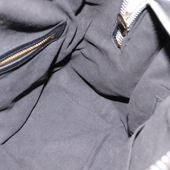 GIVENCHY Lucrezia Hand Bag Canvas Leather 2way Beige Gold Auth SW1524