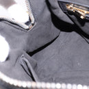 GIVENCHY Lucrezia Hand Bag Canvas Leather 2way Beige Gold Auth SW1524-21