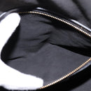 GIVENCHY Lucrezia Hand Bag Canvas Leather 2way Beige Gold Auth SW1524-22