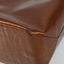 LOUIS VUITTON Monogram Vernis Reade PM Hand Bag Bronze M91146 LV Auth SW1525-14