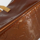 LOUIS VUITTON Monogram Vernis Reade PM Hand Bag Bronze M91146 LV Auth SW1525-10