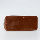 LOUIS VUITTON Monogram Vernis Reade PM Hand Bag Bronze M91146 LV Auth SW1525-5