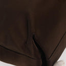 PRADA Chain Hand Bag Satin Brown Gold Auth SW1527-14