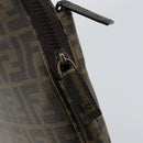 FENDI Zucca Canvas PC Case Black Brown Auth SW1528-14