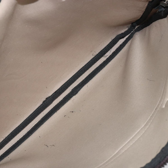 FENDI Zucca Canvas PC Case Black Brown Auth SW1528