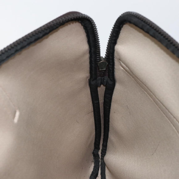 FENDI Zucca Canvas PC Case Black Brown Auth SW1528