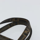 FENDI Zucca Canvas PC Case Black Brown Auth SW1528-8