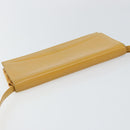 LOEWE Shoulder Wallet Bag Leather Yellow Auth SW1530-6