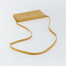 LOEWE Shoulder Wallet Bag Leather Yellow Auth SW1530-7