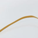 LOEWE Shoulder Wallet Bag Leather Yellow Auth SW1530-14