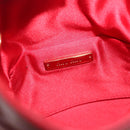 Miu Miu Bijoux Shoulder Bag Leather Red Gold Auth SW1539-20