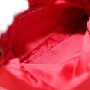 Miu Miu Bijoux Shoulder Bag Leather Red Gold Auth SW1539-11