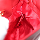 Miu Miu Bijoux Shoulder Bag Leather Red Gold Auth SW1539-21