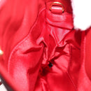 Miu Miu Bijoux Shoulder Bag Leather Red Gold Auth SW1539-22