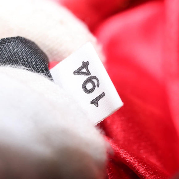 Miu Miu Bijoux Shoulder Bag Leather Red Gold Auth SW1539