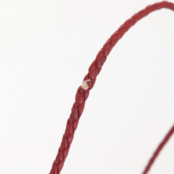 Miu Miu Bijoux Schoudertas Leer Rood Goud Origineel SW1539