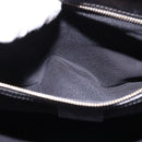 GUCCI GG Canvas Hand Bag Black Gold Auth SW1542-21