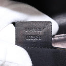 GUCCI GG Canvas Hand Bag Black Gold Auth SW1542-12