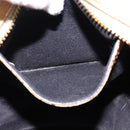 Chloe Etel Hand Bag Leather 2way Beige Gold Auth SW1546-21