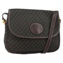 LOEWE Anagram Shoulder Bag Canvas Brown Gold Auth SW1553-1