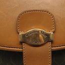 Christian Dior Honeycomb Canvas Chain Shoulder Bag PVC Brown Gold Auth SW1555-10