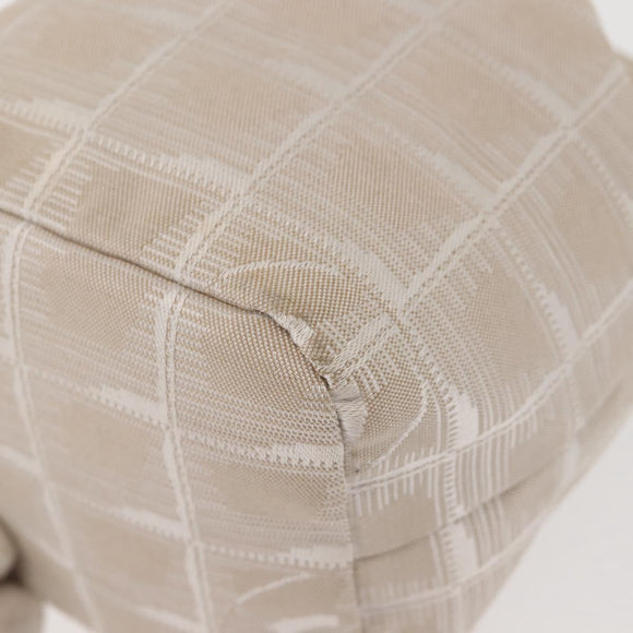 CHANEL New Travel line Pouch Nylon Pink CC Auth SW1558