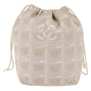 CHANEL New Travel line Pouch Nylon Pink CC Auth SW1558-2