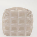 CHANEL New Travel line Pouch Nylon Pink CC Auth SW1558-5