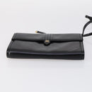 GIVENCHY Shoulder Bag Leather 2Set Black Auth SW1560-14