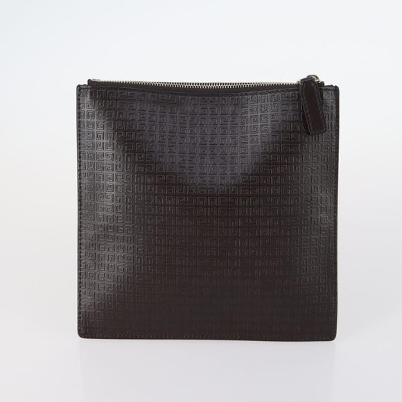 GIVENCHY Shoulder Bag Leather 2Set Black Auth SW1560