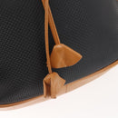 SAINT LAURENT Shoulder Bag PVC Leather Black Auth SW1561-10