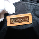 SAINT LAURENT Shoulder Bag PVC Leather Black Auth SW1561-17