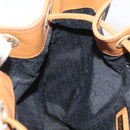 SAINT LAURENT Shoulder Bag PVC Leather Black Auth SW1561-19