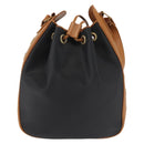 SAINT LAURENT Shoulder Bag PVC Leather Black Auth SW1561-13