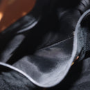 SAINT LAURENT Shoulder Bag PVC Leather Black Auth SW1561-20