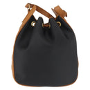 SAINT LAURENT Shoulder Bag PVC Leather Black Auth SW1561-2